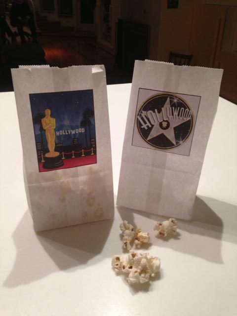 Truffle popcorn favours